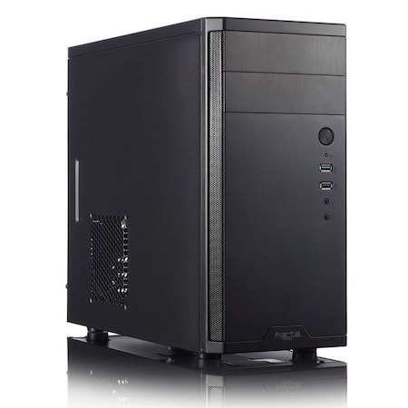 Fractal Design Core 1100 No Power Supply MicroATX Case (Black) FD-CA-CORE-1100-BL